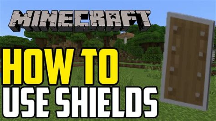 How to use shield in minecraft: switch