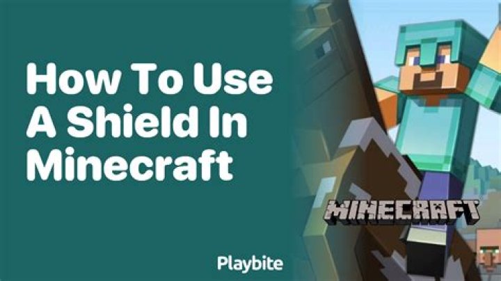 How to use shield in minecraft xbox one