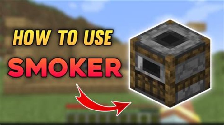 How to use smoker minecraft