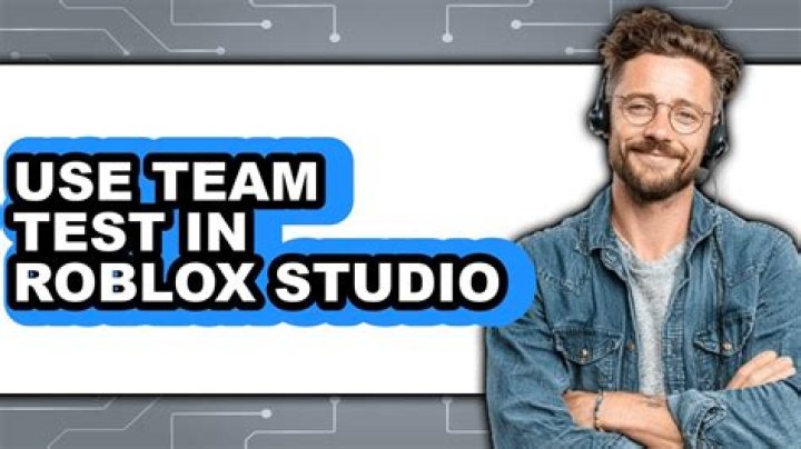 How to use team test in roblox studio
