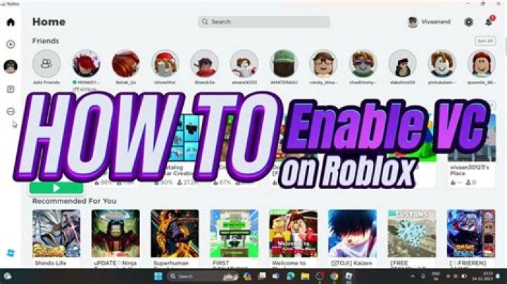 How to use vc on roblox