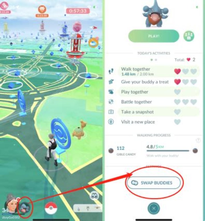 How to walk with your buddy pokemon go