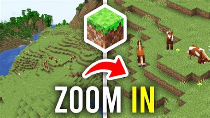 How to zoom in minecraft