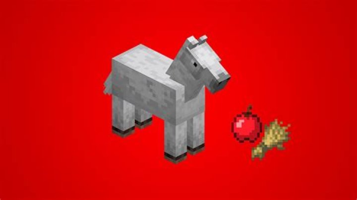 In minecraft what do horses eat