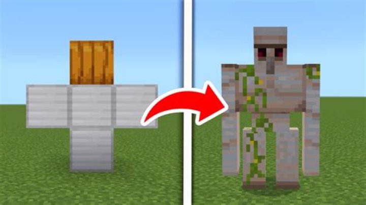 Iron golem minecraft how to make