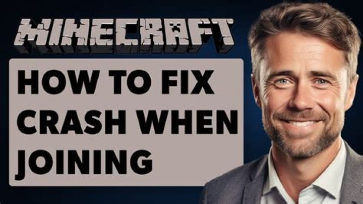 Minecraft crashes when joining world