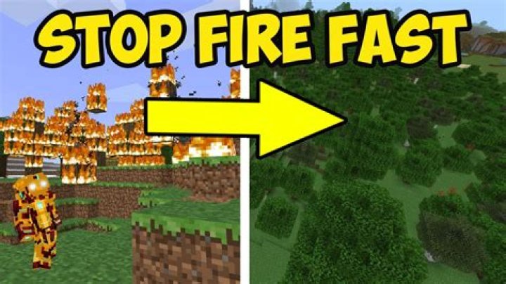 Minecraft how does fire spread