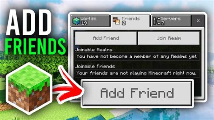 Minecraft how to add friends