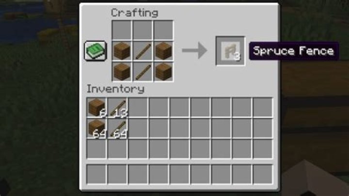 Minecraft how to build fences