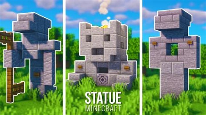 Minecraft how to build statues