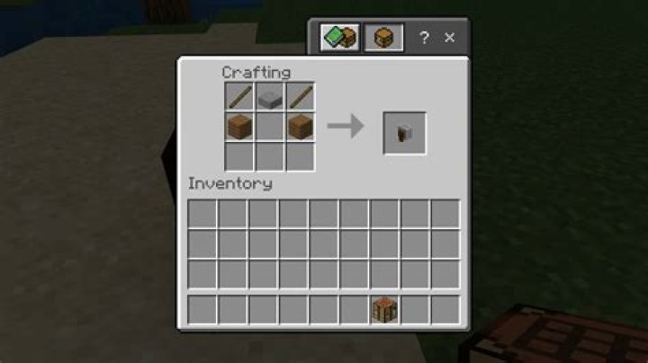 Minecraft how to craft grindstone
