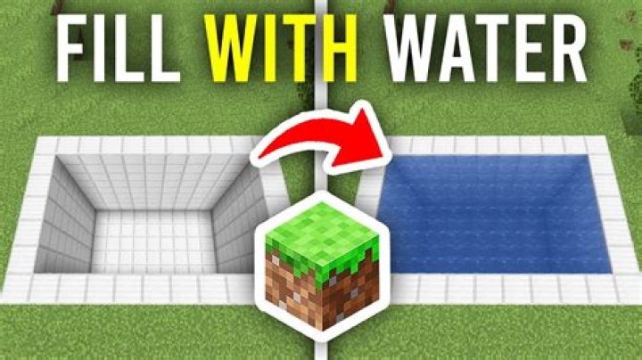 Minecraft how to fill in a large area