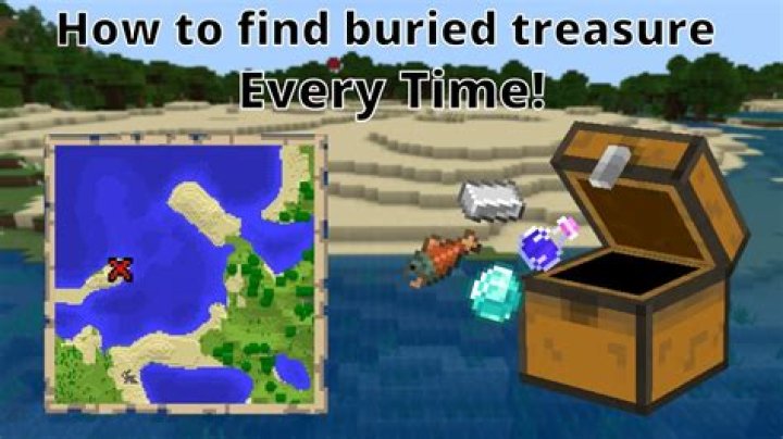 Minecraft how to find buried treasure