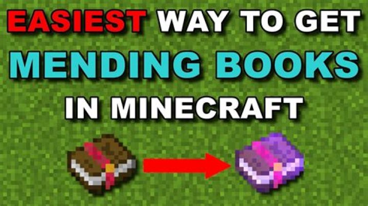 Minecraft how to get mending books