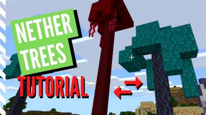 Minecraft how to grow nether trees