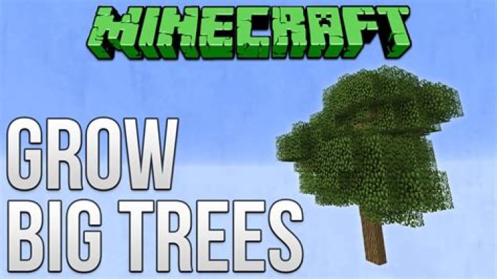 Minecraft how to grow trees