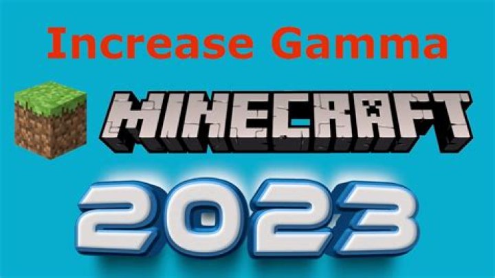 Minecraft how to increase gamma