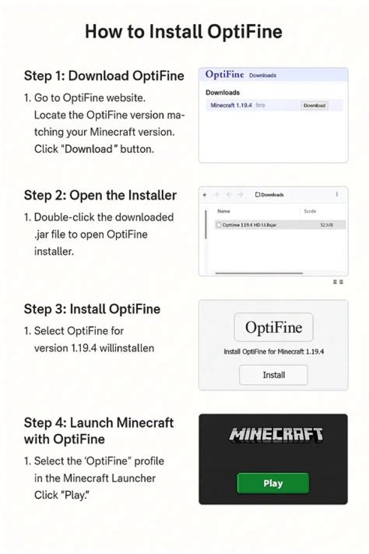 Minecraft how to install optifine