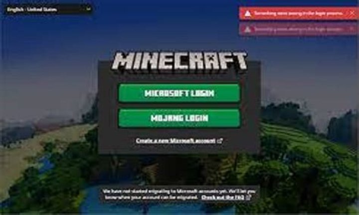 Minecraft how to log in