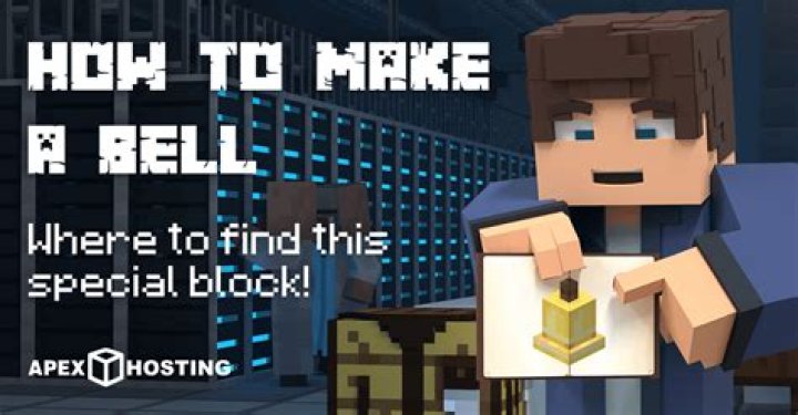 Minecraft how to make a bell