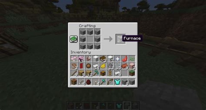 Minecraft how to make a furnace