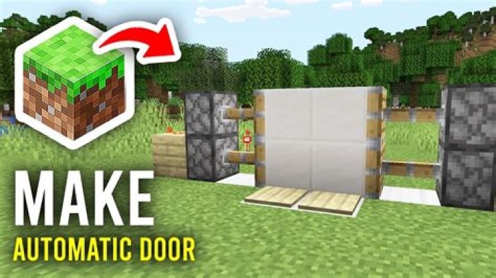 Minecraft how to make adoor