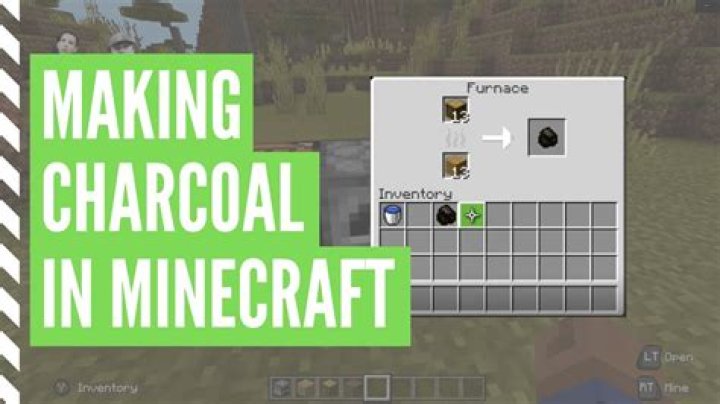 Minecraft how to make charcoal
