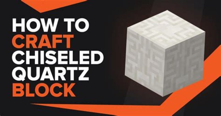 Minecraft how to make chiseled quartz