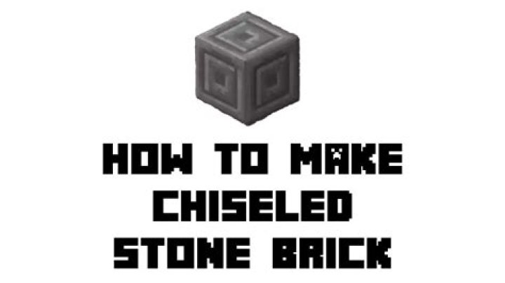 Minecraft how to make chiseled stone