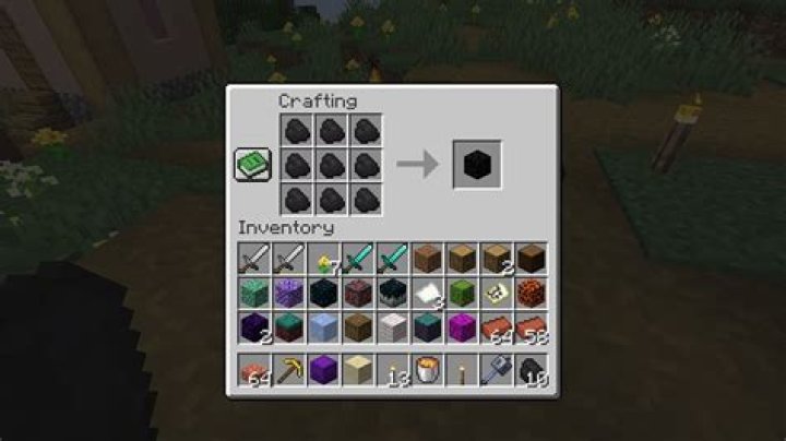 Minecraft how to make coal