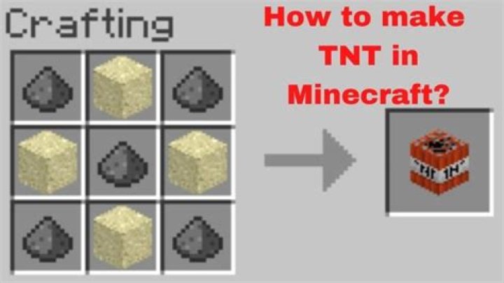Minecraft how to make tnt