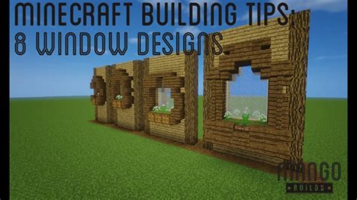 Minecraft how to make windows