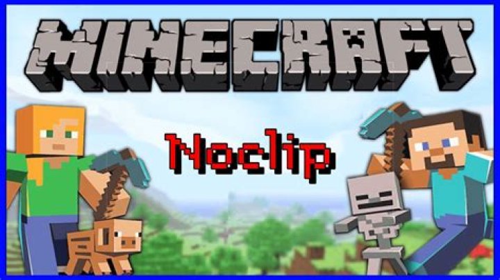 Minecraft how to noclip