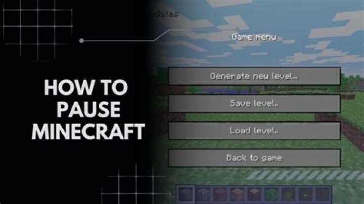 Minecraft how to pause time