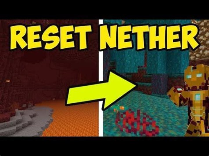 Minecraft how to reset nether