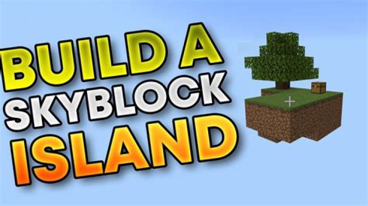 Minecraft how to skyblock
