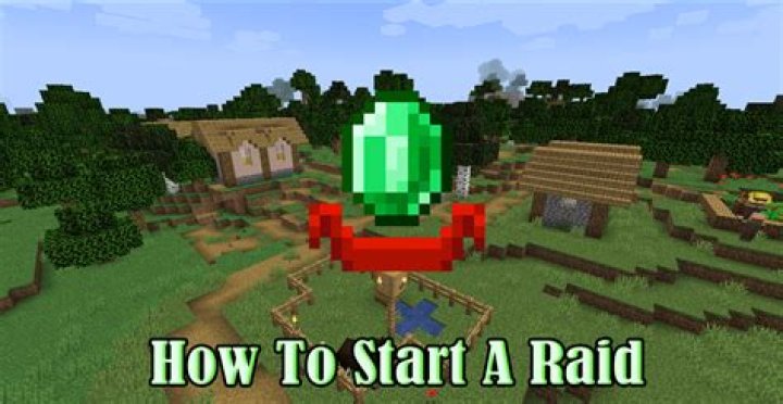Minecraft how to start a raid