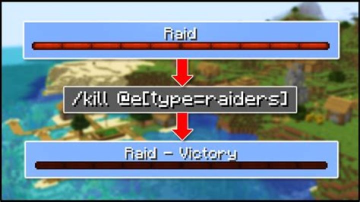 Minecraft how to stop a raid