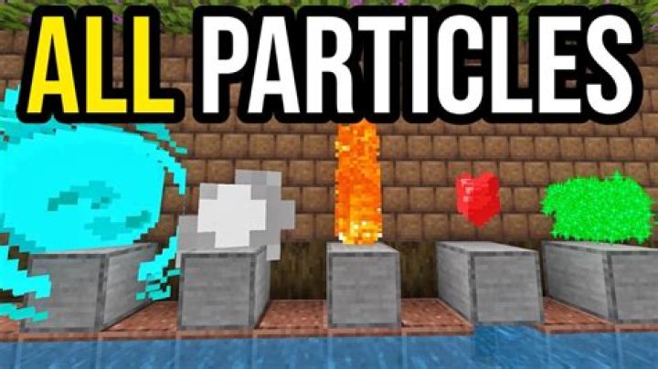 Minecraft how to summon particles