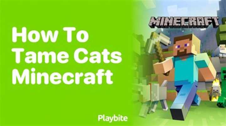 Minecraft how to tame cats