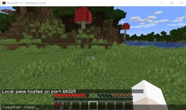 Minecraft how to toggle rain