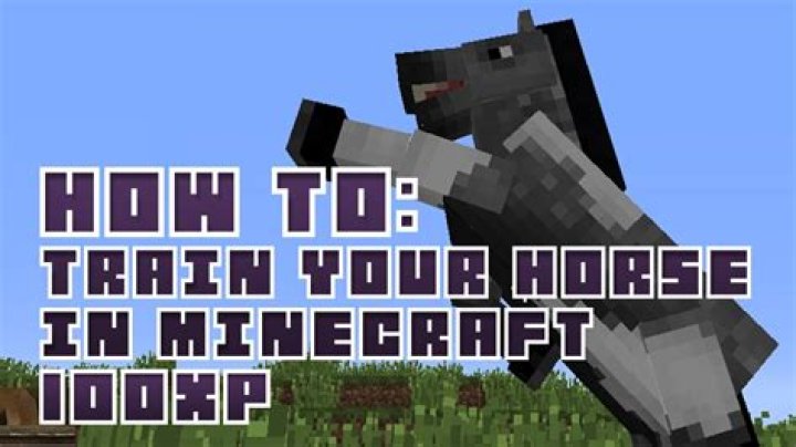 Minecraft how to train horse