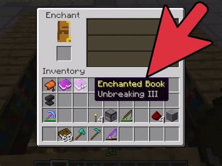Minecraft how to use enchanted books