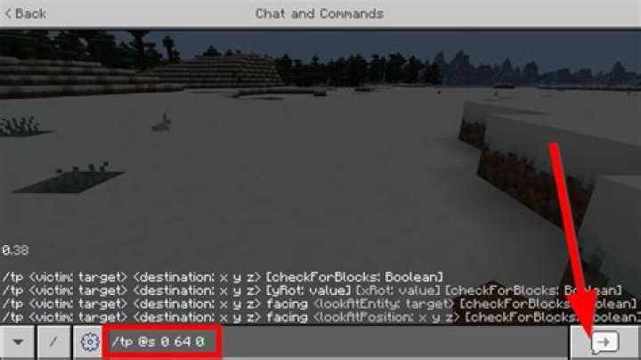Minecraft teleport to where you died
