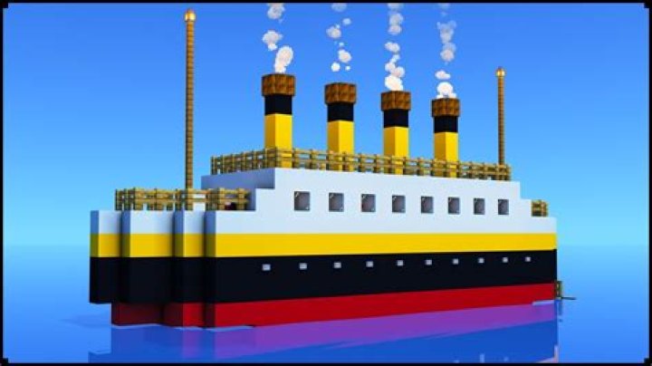 Minecraft titanic how to build