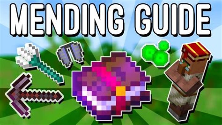 Minecraft what is mending