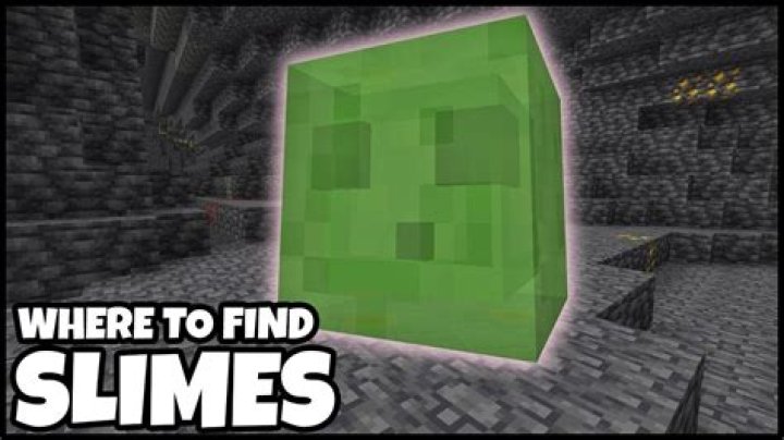 Minecraft where to find slimes