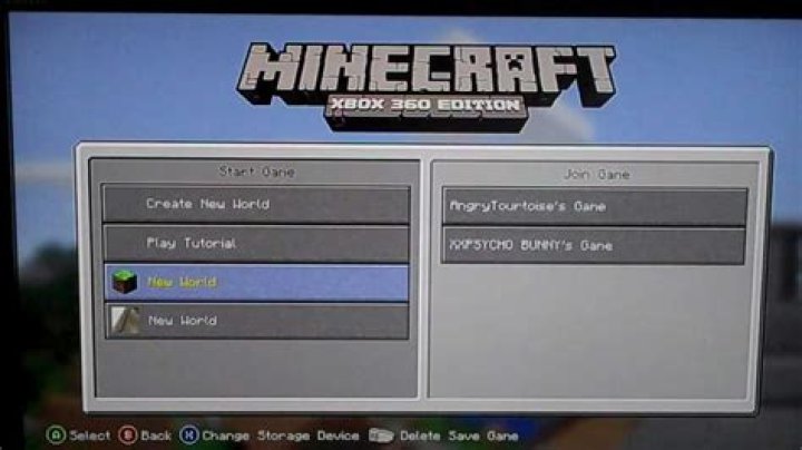 Minecraft xbox 360 how to do split screen