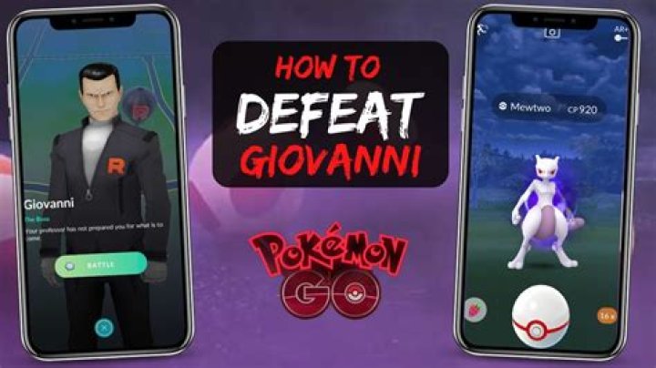 Pokemon go how to fight giovanni again