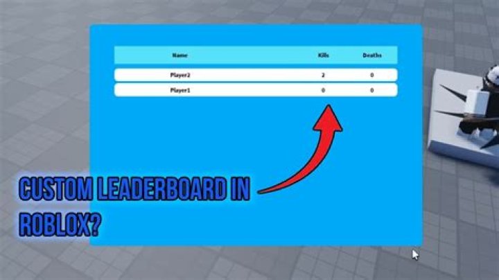 Roblox how to make a leaderboard